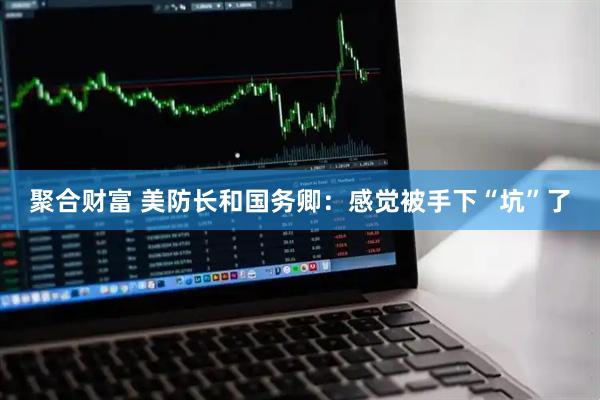 聚合财富 美防长和国务卿：感觉被手下“坑”了